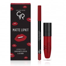Golden Rose Matte Lip Kit Warm Sable